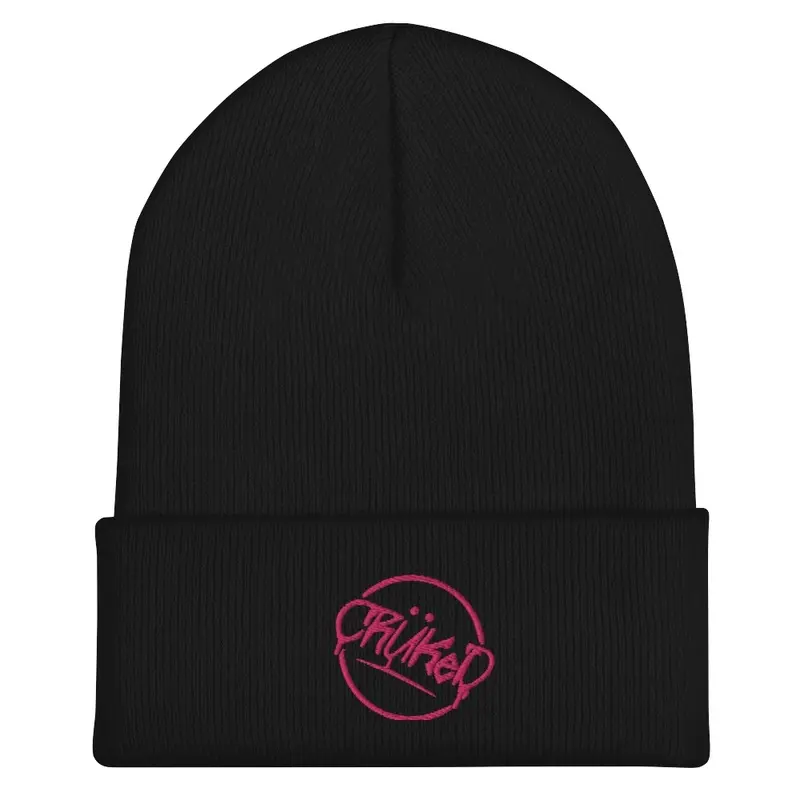 CRÜKeD Beanie (Pink Stitch)